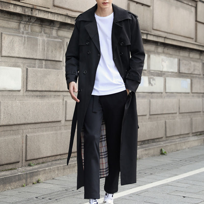 Klassieke Trenchcoat – Tijdloze Herenjas voor Herfst en Winter