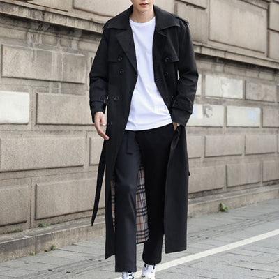 Klassieke Trenchcoat – Tijdloze Herenjas voor Herfst en Winter