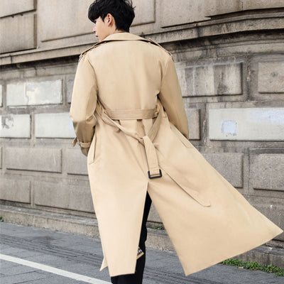 Klassieke Trenchcoat – Tijdloze Herenjas voor Herfst en Winter