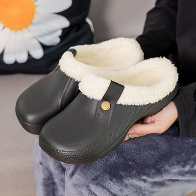 Johanna – Unisex Fleece Gevoerde Clogs