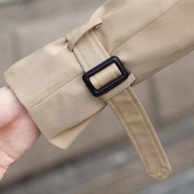 Klassieke Trenchcoat – Tijdloze Herenjas voor Herfst en Winter