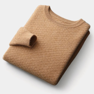 Merino Wol Geruite Trui – Luxe Herenmode