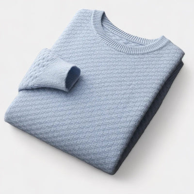 Merino Wol Geruite Trui – Luxe Herenmode