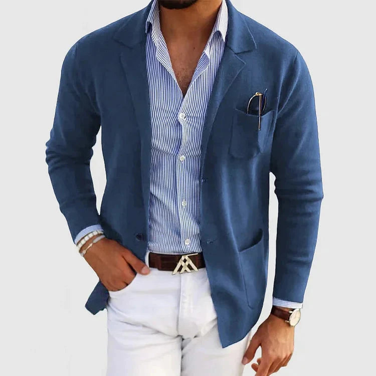 Dan Herenblazer met Casual Klepzakken