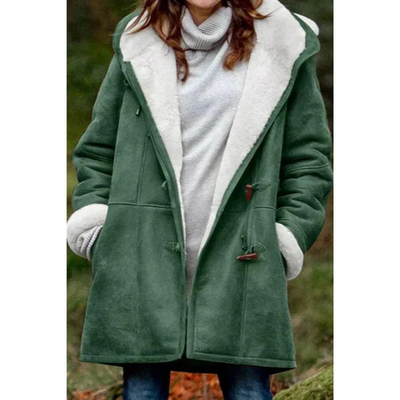 Dames Jas met Fleece Voering en Capuchon