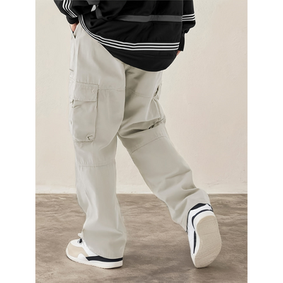 Heren Cargo Broek – Trekkoord & Klepzakken in Streetwear Stijl