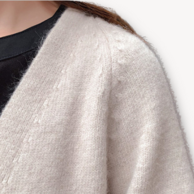 Dames Cashmere Vest – Lang Open Model