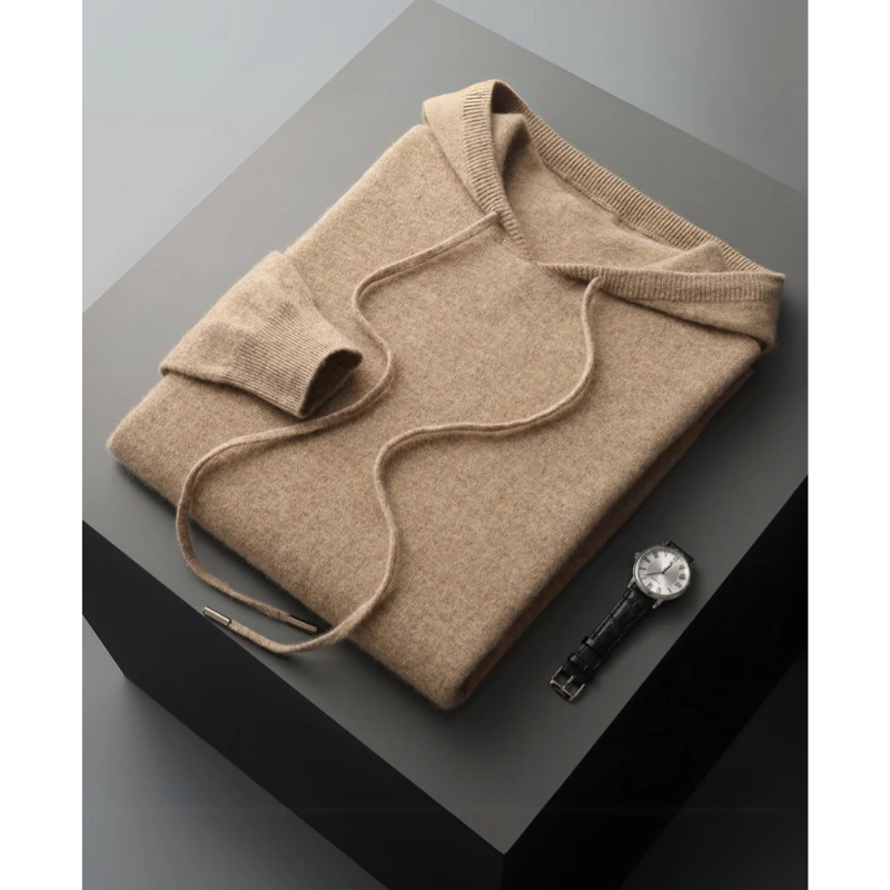 100% Cashmere Hoodie