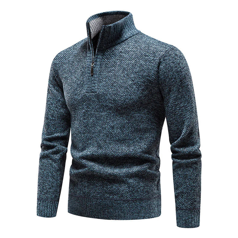 Leandro Moderne Half-Zip Heren Trui