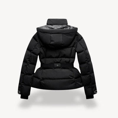 Dames Gewatteerde Puffer Jas met Ceintuur – Waterafstotend & Warm