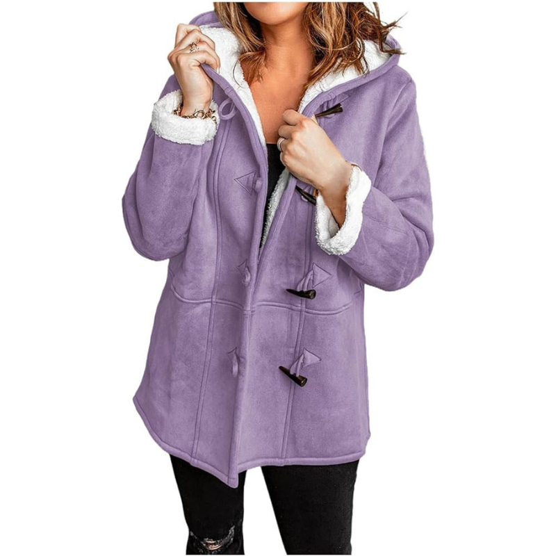 Dames Jas met Fleece Voering en Capuchon