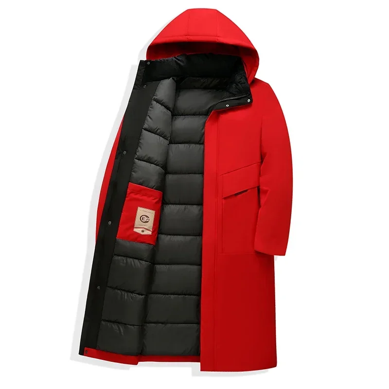 Heren Longline Parka met Capuchon – Warm en Stijlvol