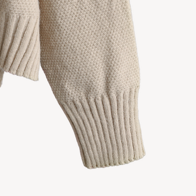 Dames Gebreide Lounge Set – Oversized Trui & Wijde Pantalon
