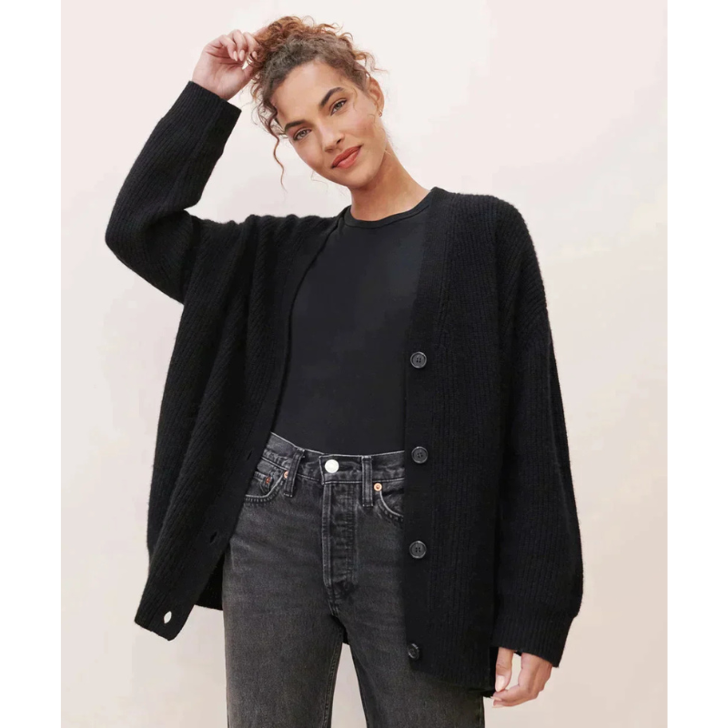 Elegante Dames Cashmere Cardigan – Tijdloos & Stijlvol