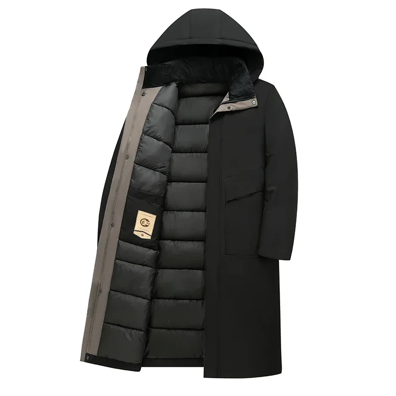 Heren Longline Parka met Capuchon – Warm en Stijlvol