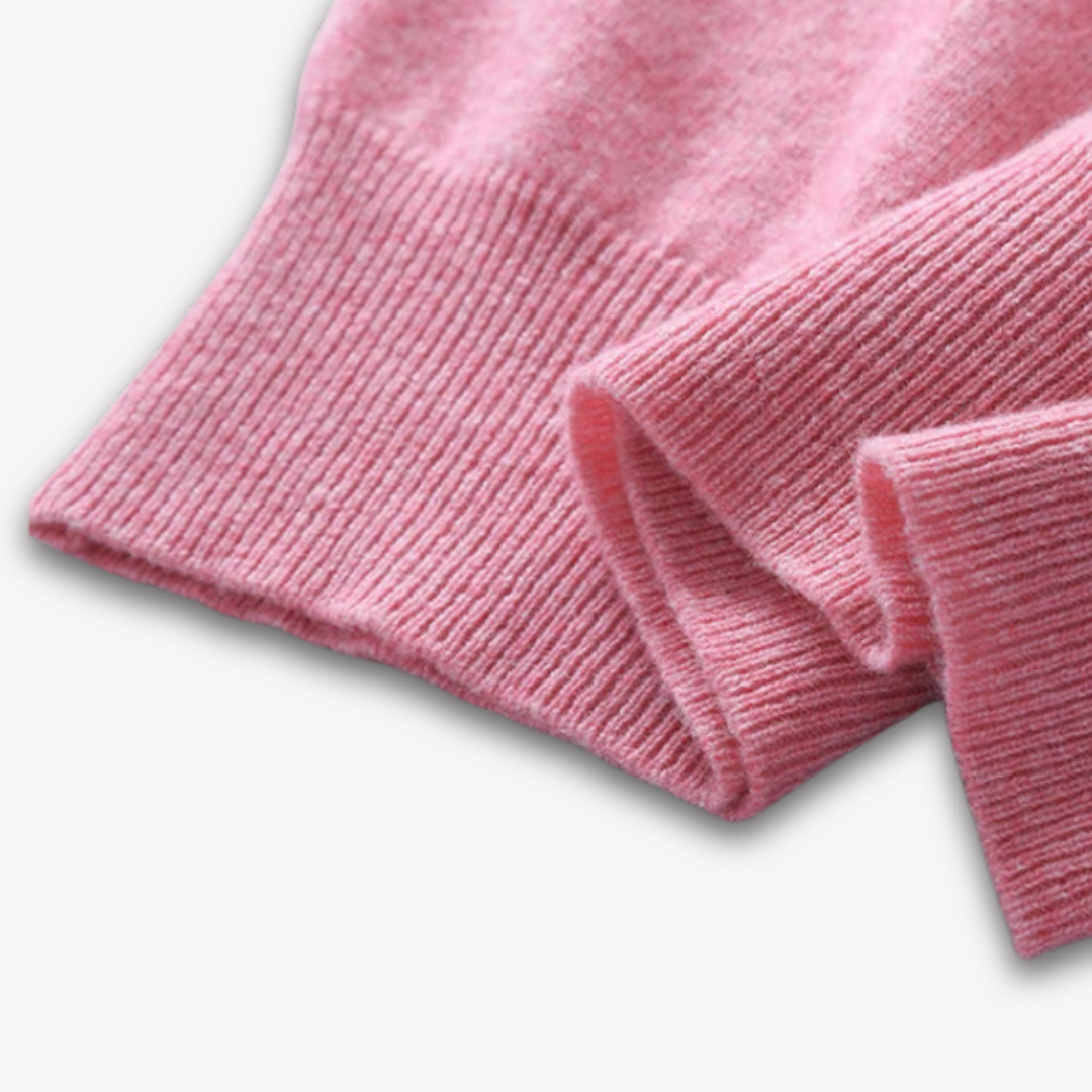 Heren Kasjmier V-Hals Trui – Slim Fit, Zacht & Lichtgewicht