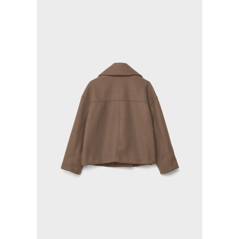 Getailleerde Double-Breasted Dames Jas – Chic & Veelzijdig