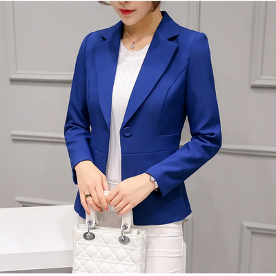 Dames Blazer met Enkele Knoop – Tijdloze All-Season Elegantie