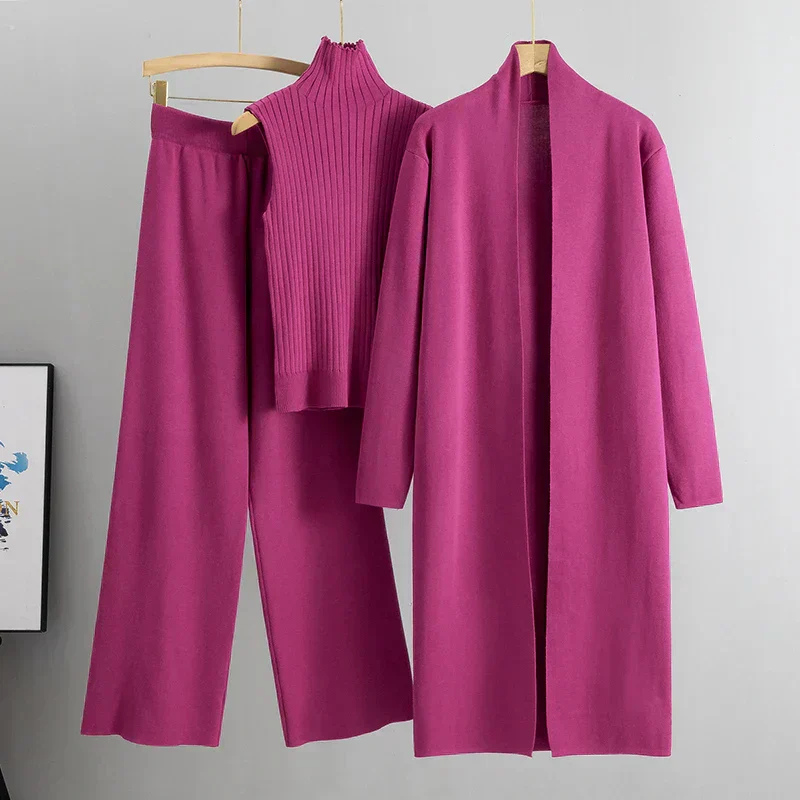 Dames 3-Delige Lounge Set – Zacht & Stijlvol