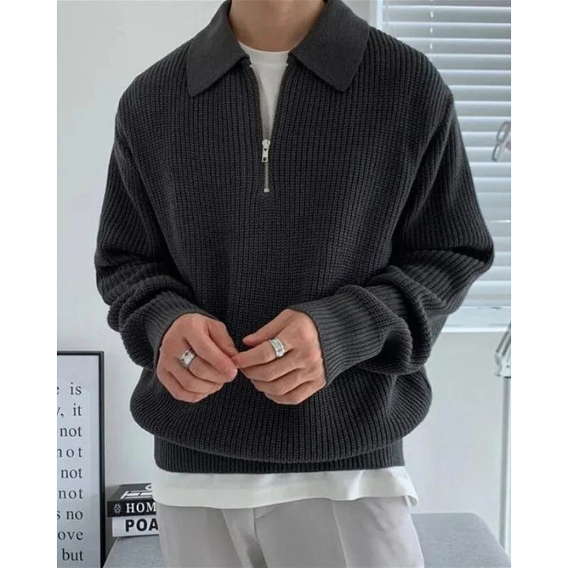 Cesare Half Zip Sweater