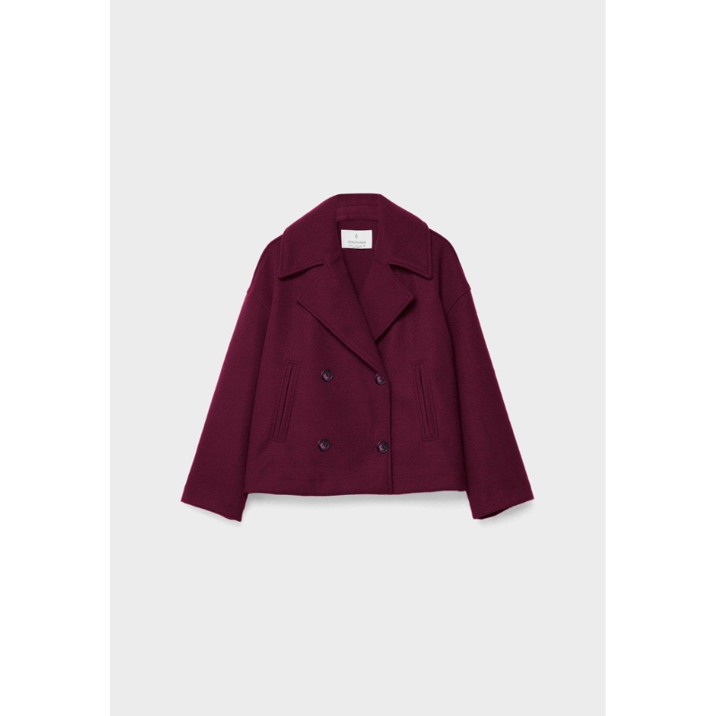 Getailleerde Double-Breasted Dames Jas – Chic & Veelzijdig