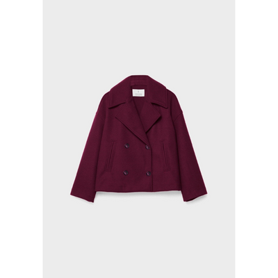Getailleerde Double-Breasted Dames Jas – Chic & Veelzijdig