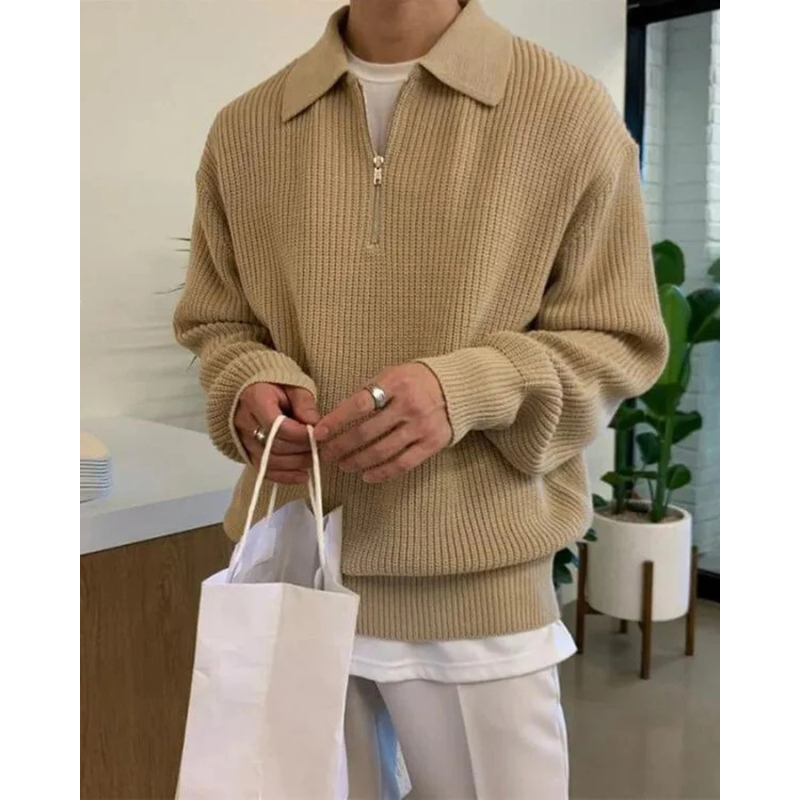 Cesare Half Zip Sweater