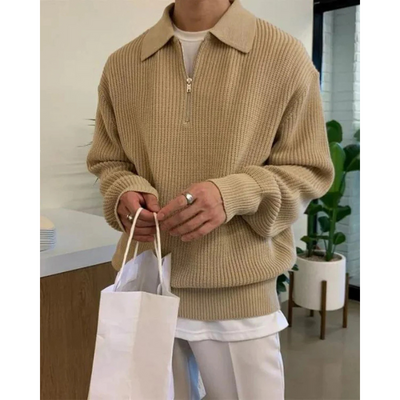 Cesare Half Zip Sweater
