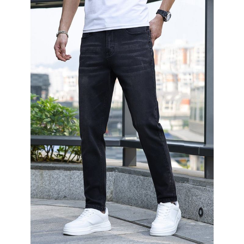 Heren Jeans – Klassiek Design met Medium Stretch