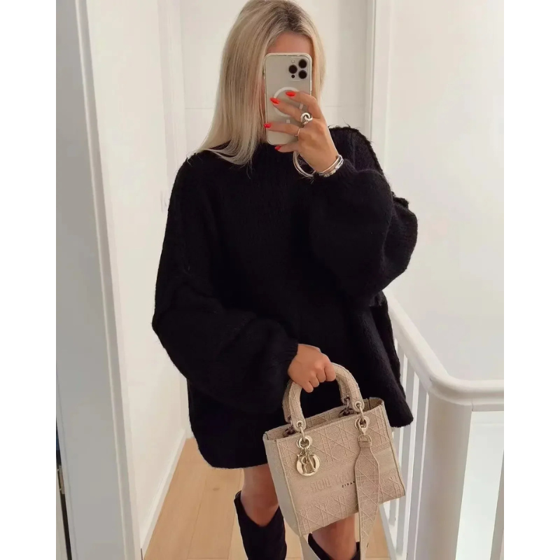 Oversized Gebreide Damestrui – Comfort & Elegantie
