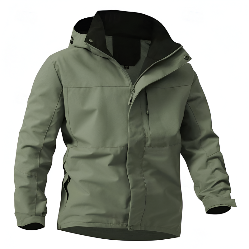 Heren Winterjas – Waterdichte Thermo Jas met Capuchon & Functionele Zakken