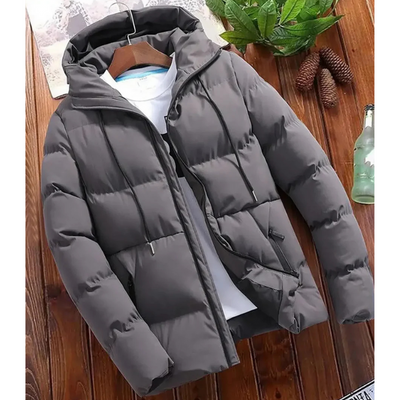 Nordelle Casual Puffer Winterjas Heren met Capuchon