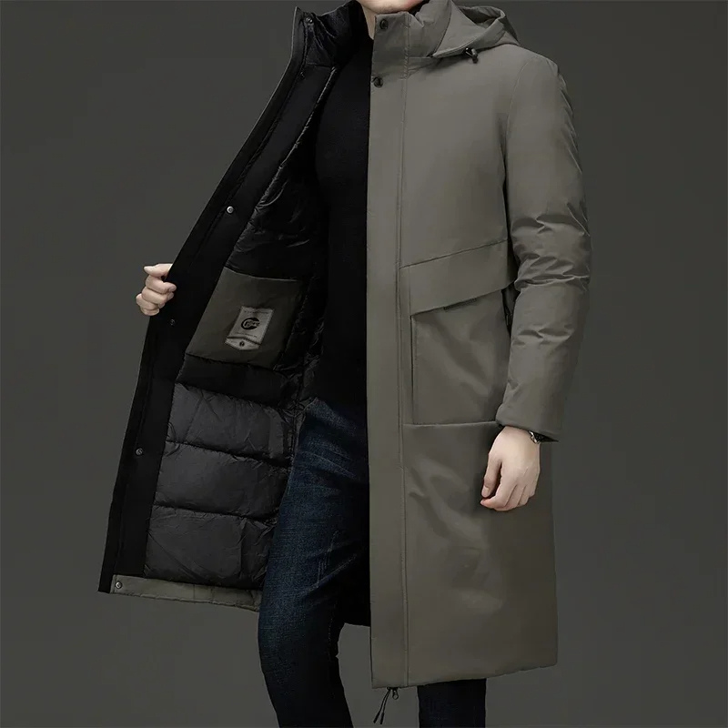 Heren Longline Parka met Capuchon – Warm en Stijlvol