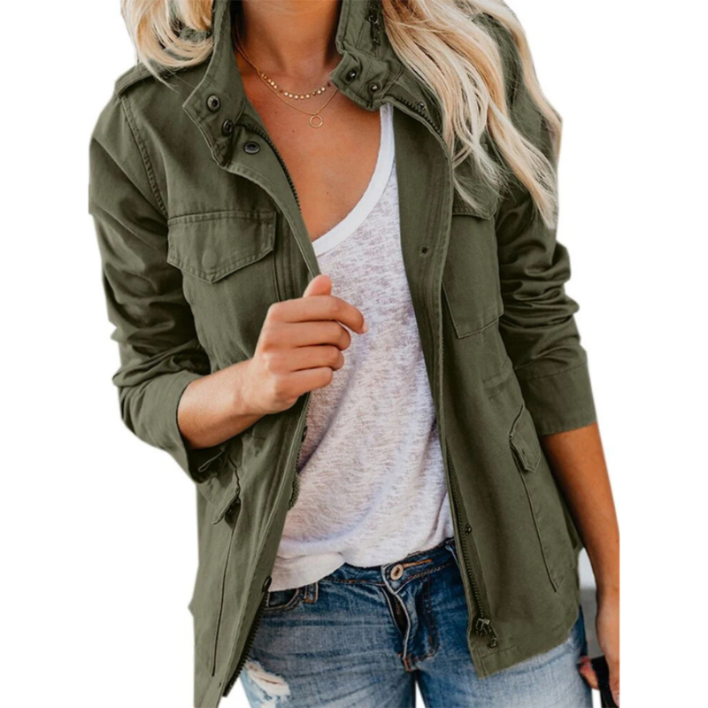 Damenjacke mit Reißverschluss – Modern & Schick