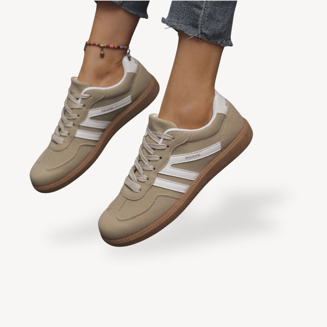 Dames Suède Orthopedische Sneakers – Casual & Iconisch Design