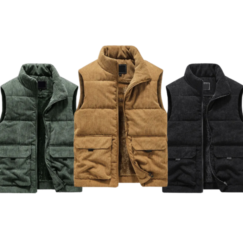 Heren Bodywarmer – Gevoerde Winter Gilet