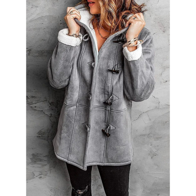 Dames Jas met Fleece Voering en Capuchon