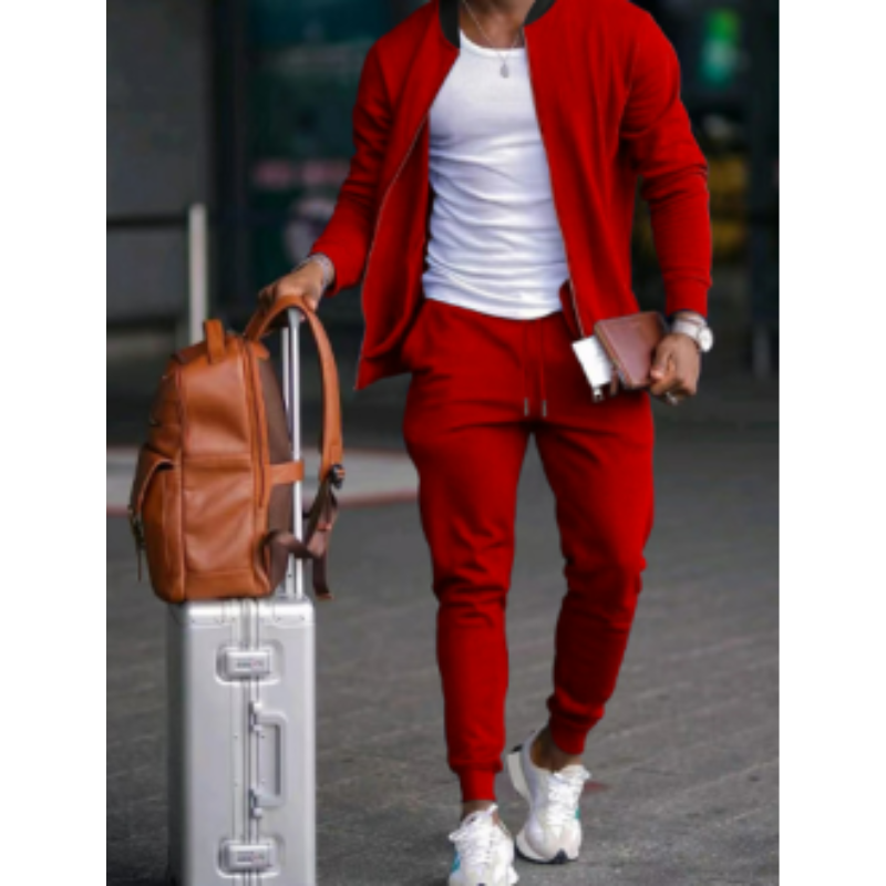 Heren 2-Delige Set – Casual Comfort voor Elk Seizoen