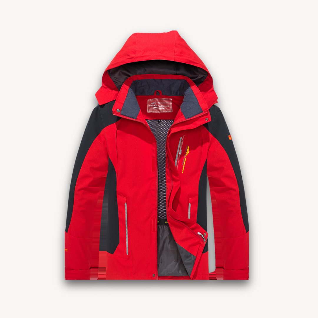 Heren Waterdichte Softshell Jas met Capuchon – Lichtgewicht Outdoor Windbreaker