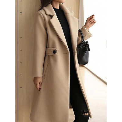 Slim-Fit Winterjas met Ceintuur