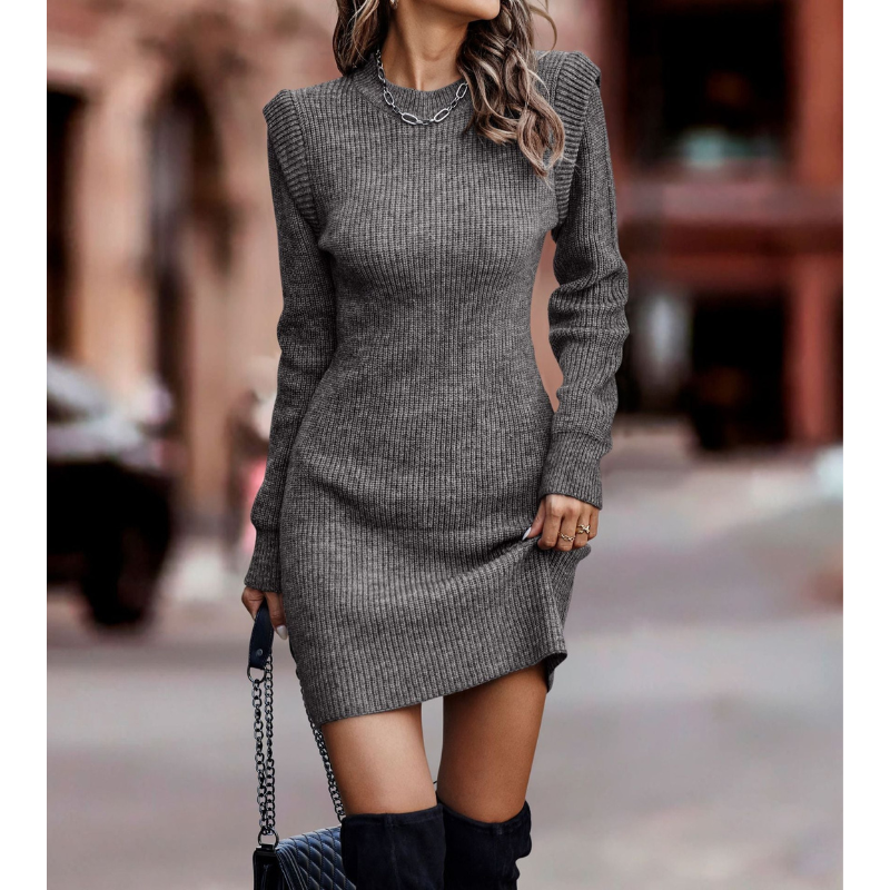 Bodycon Gebreid Jurk voor Dames – Elegant & Comfortabel