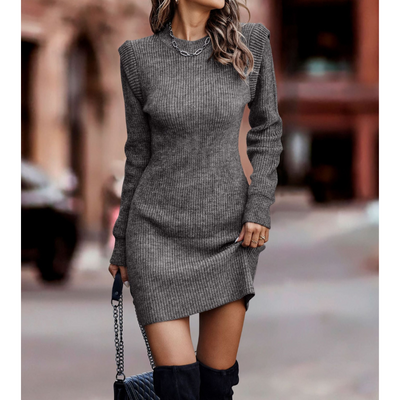 Bodycon Gebreid Jurk voor Dames – Elegant & Comfortabel