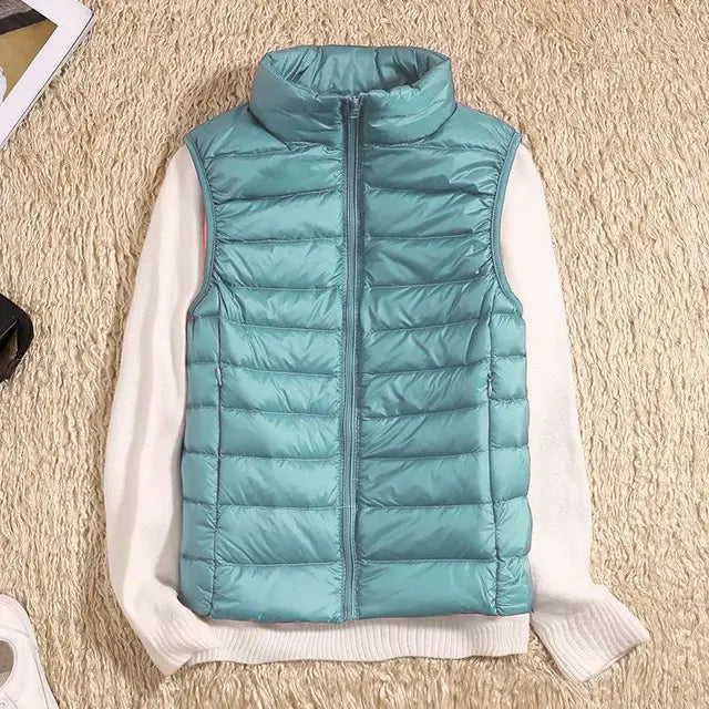 Ultralichte Donsbodywarmer – Warmte zonder Gewicht