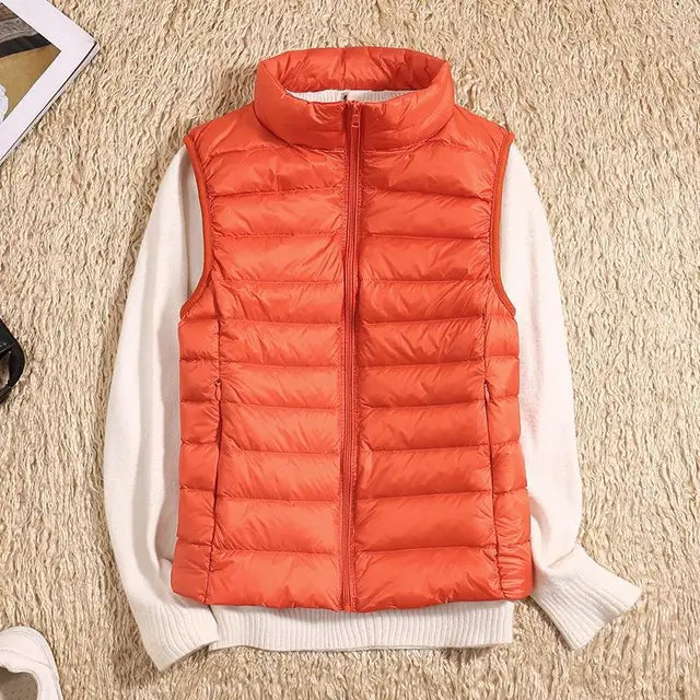Ultralichte Donsbodywarmer – Warmte zonder Gewicht