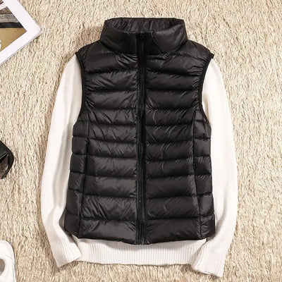 Ultralichte Donsbodywarmer – Warmte zonder Gewicht