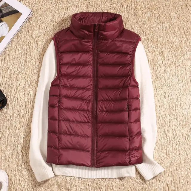 Ultralichte Donsbodywarmer – Warmte zonder Gewicht