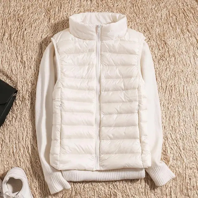 Ultralichte Donsbodywarmer – Warmte zonder Gewicht