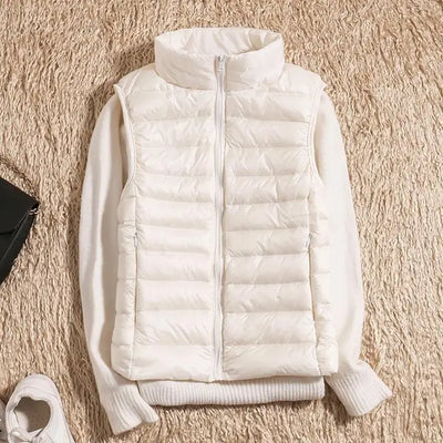 Ultralichte Donsbodywarmer – Warmte zonder Gewicht