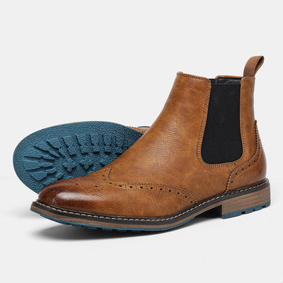 Milano Leren Chelsea Boots – Tijdloze Klasse voor Heren