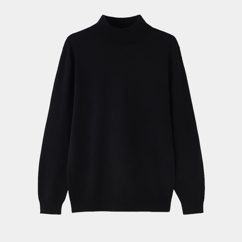 Half Turtleneck Sweater – Slim Fit Luxe Herenmode